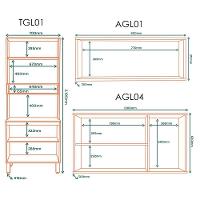 Cozinha Modulada 6 Pecas 319 Cm Mdp Glor Castanho Off White Mxm - 8