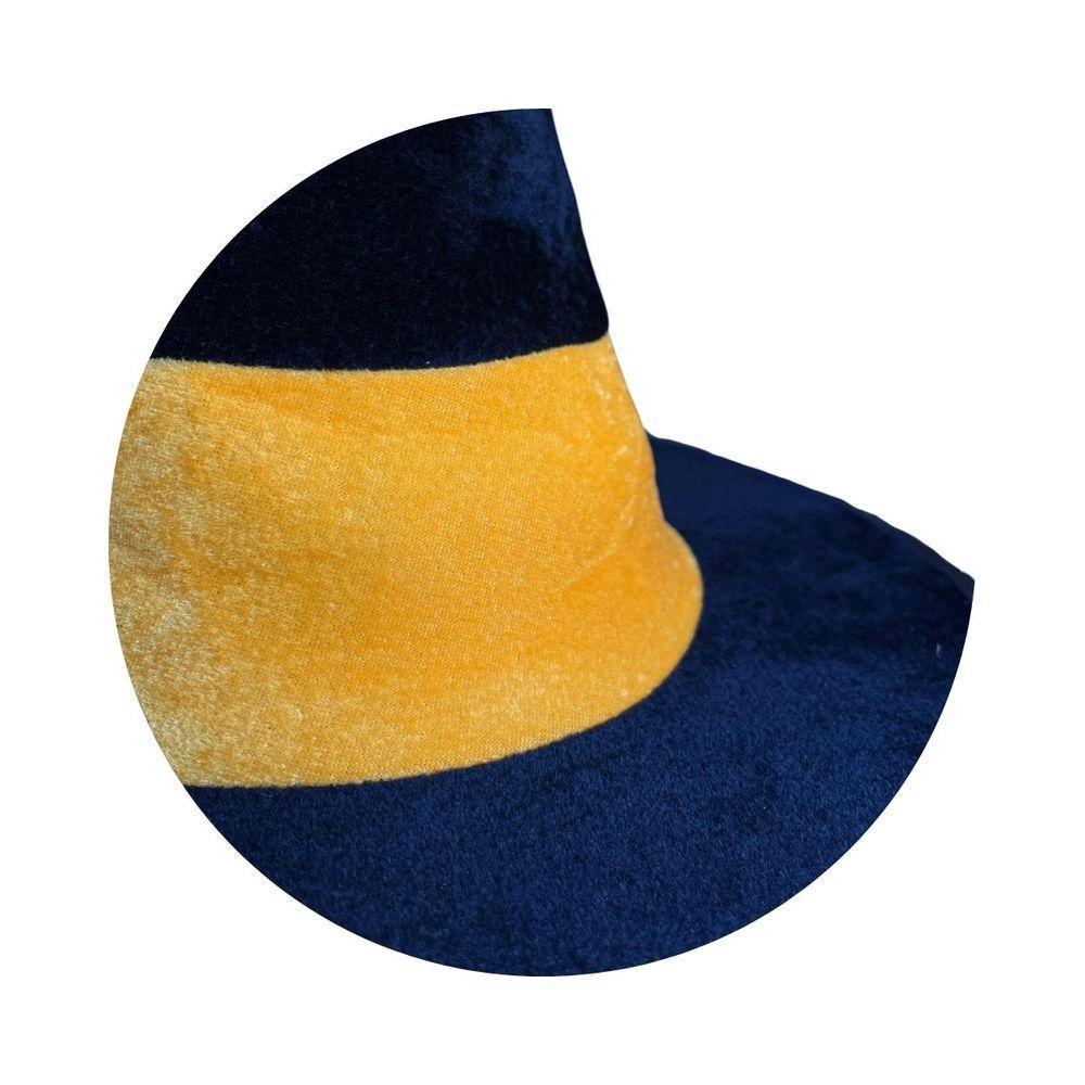 Chapéu De Bruxa Preto Com Listras Alaranjadas - 4