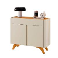 Buffet Aros 2 Portas Pés Madeira Maciça - Mavaular Off White-naturalle - 1