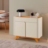 Buffet Aros 2 Portas Pés Madeira Maciça - Mavaular Off White-naturalle - 5