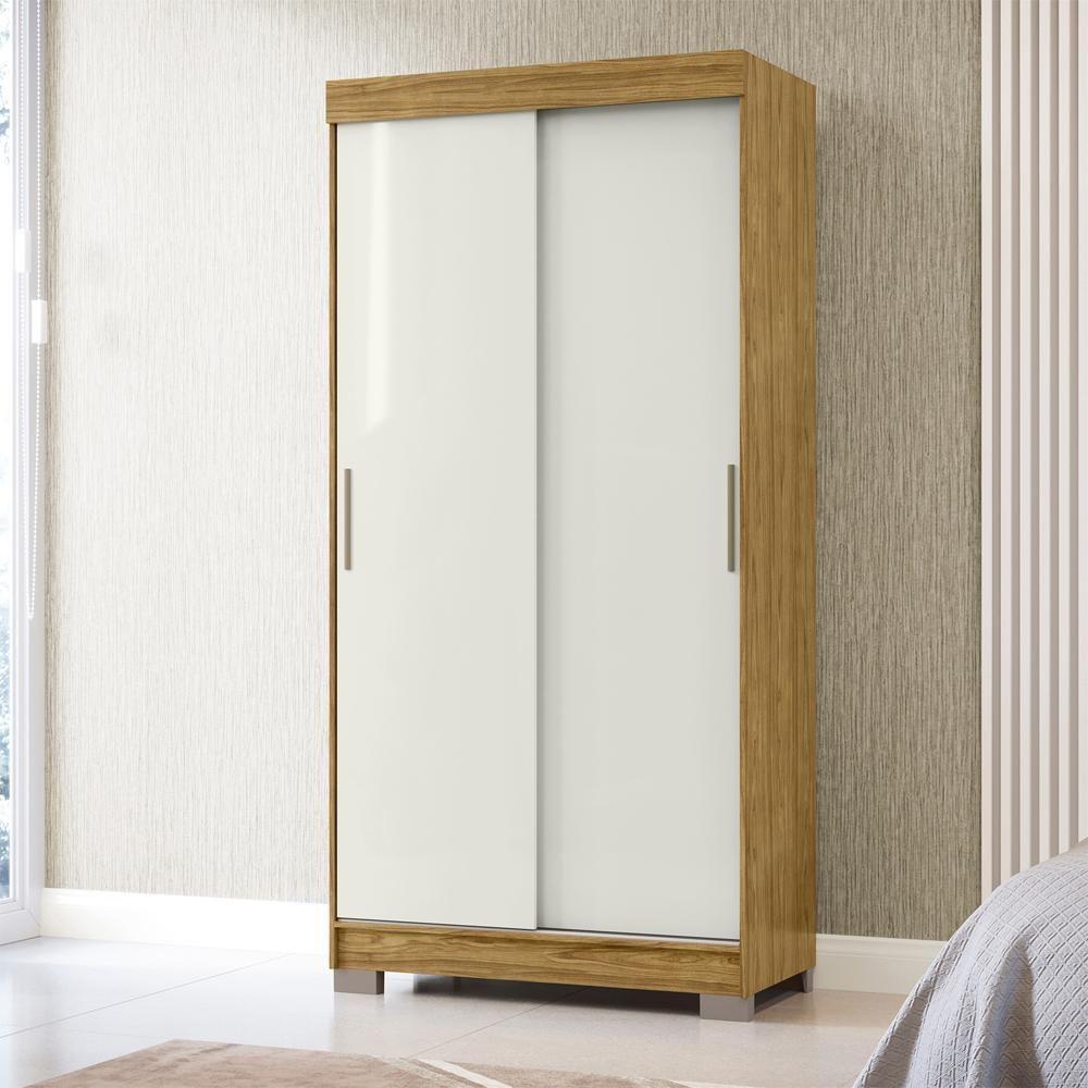 Guarda Roupa 2 Portas Correr Atr Rd041 Marrocos Off White Mxm - 1