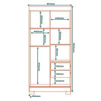 Guarda Roupa 2 Portas Correr Atr Rd041 Marrocos Off White Mxm - 7