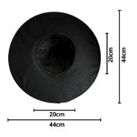 Chapéu De Bruxa Preto Com Fecho E Faixa Laranja Veludo - 10