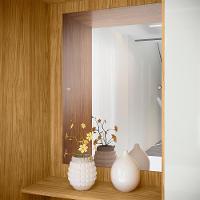 Guarda Roupa 4 Portas Com Espelho Capelinha Rg139 Marrocos Off White Mxm