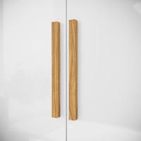 Guarda Roupa 4 Portas Com Espelho Capelinha Rg139 Marrocos Off White Mxm - 6