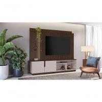 Estante Home Para Tv Até 60 Polegadas Amparo Candian - Jcm Movelaria Movelaria Café-off White - 4