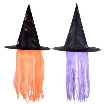 Chapéu De Bruxa Com Peruca