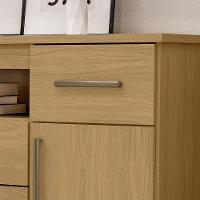 Comoda 5 Gavetas 2 Portas 152 Cm Ols Co008 Castanho Mxm - 3