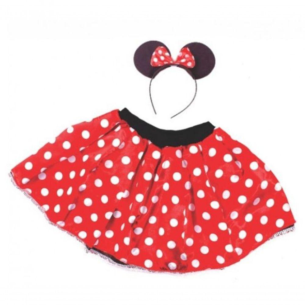 Kit Ratinha Infantil Com Saia E Tiara - 1