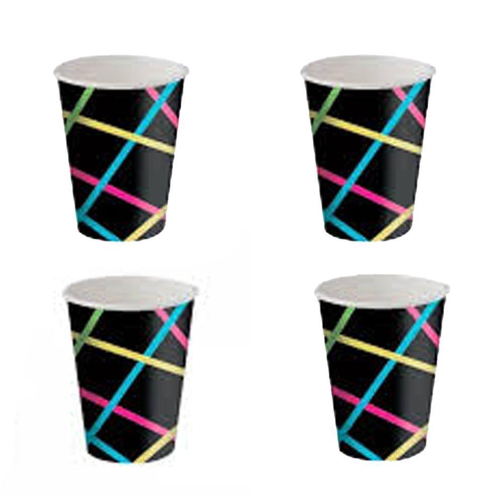 Copo De Papel Neon 200ml - 8 Unidades - 3