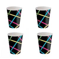 Copo De Papel Neon 200ml - 8 Unidades - 3