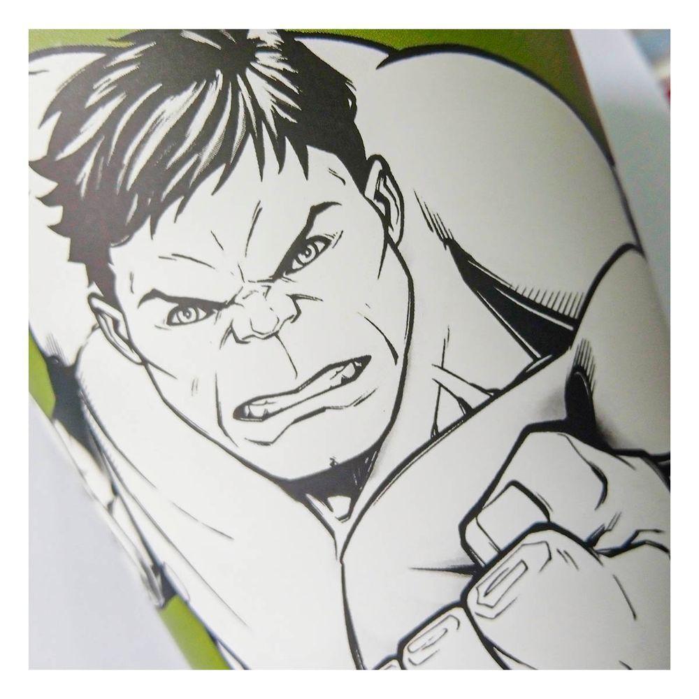 Copo Com Canudo Hulk Vingadores - 700ml - 5