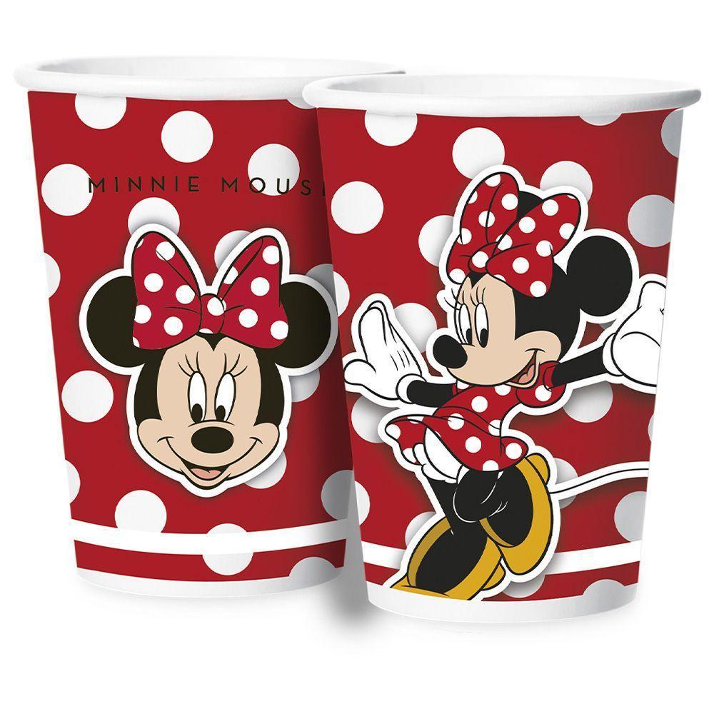 Copo De Papel Minnie Mouse Poá - 180ml - 12 Unidades - 1