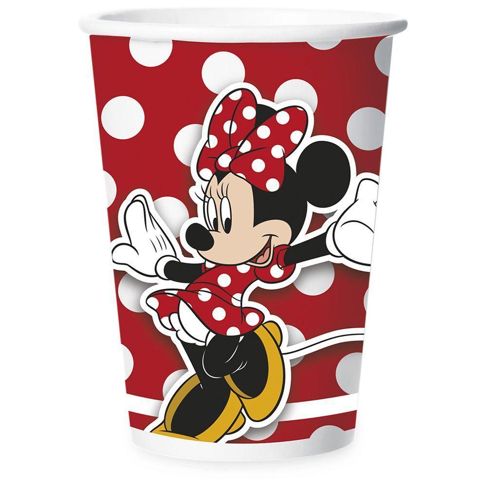 Copo De Papel Minnie Mouse Poá - 180ml - 12 Unidades - 3