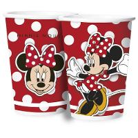 Copo De Papel Minnie Mouse Poá - 180ml - 12 Unidades - 1