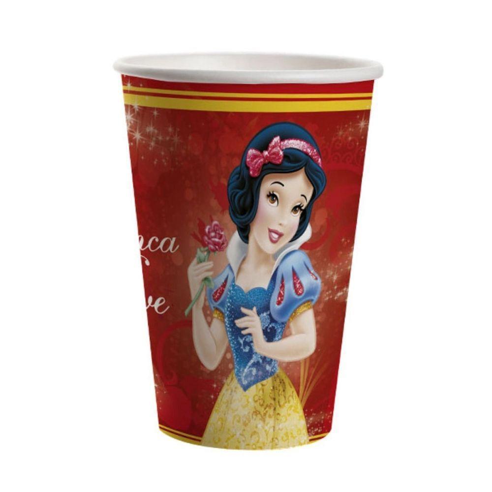 Copo De Papel Branca De Neve - 330ml - 8 Unidades - 3