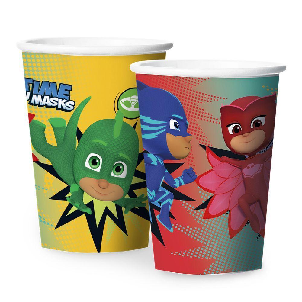 Copo De Papel Pj Masks - 180ml - 8 Unidades - 1
