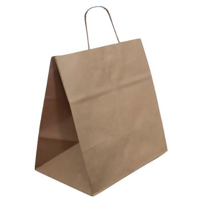 Sacola De Papel Kraft 28cm X 27cm X 20cm - 10 Unidades