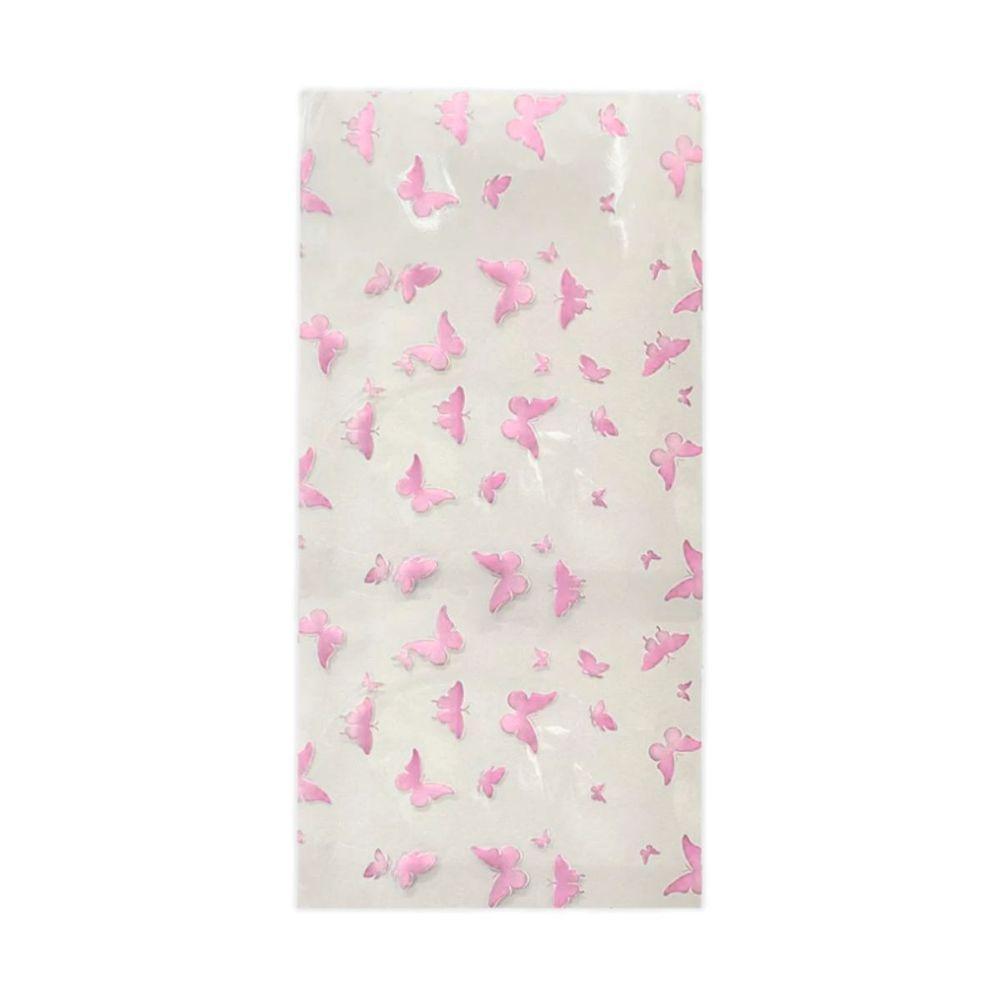 Saco De Poli Transparente Estampado 15x30cm - 50 Unidades Modelo Chuva De Amor - 5