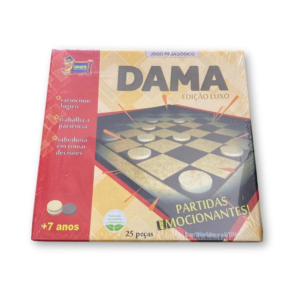 Jogo De Tabuleiro Damas Edição De Luxo - 2