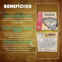 Jogo De Tabuleiro Damas Edição De Luxo - 3