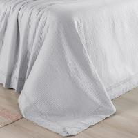 Colcha Queen Home Paris Com Bordado Inglês Micropercal 300 Fios Toque De Algodão 3 Peças - Branco - 4