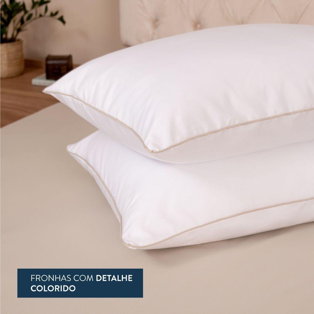 Jogo De Lençol King Linea Micropercal 200 Fios 4 Peças - Bege - 2