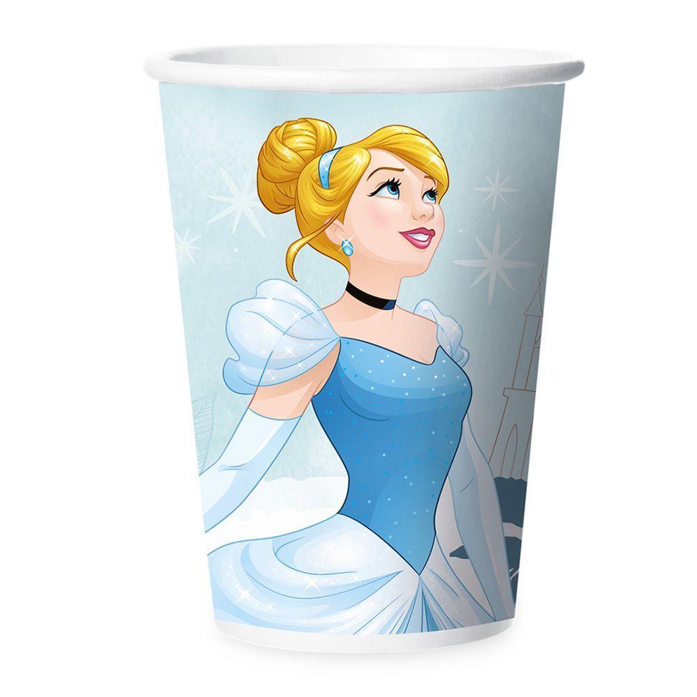 Copo De Papel Cinderela 180ml - 12 Unidades - 2