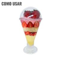 Copo Confeiteiro Para Sobremesa Bolha Transparente - 300ml - 2