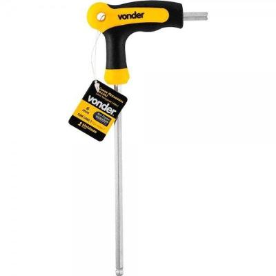 Chave Allen Abaulada 6,0mm Com Cabo T Vonder