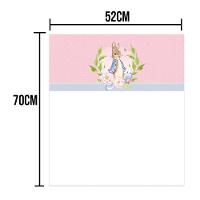 Saco Para Cesta Pedro Coelho Rosa - 52cm X 70cm - 10 Un - 2