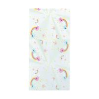 Saco De Poli Transparente Estampado 15x30cm - 50 Unidades Modelo Borboletas Lilás - 2