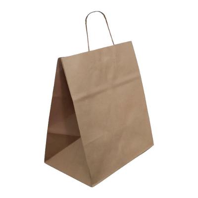 Sacola De Papel Kraft 25cm X 20cm X 15cm - 10 Unidades