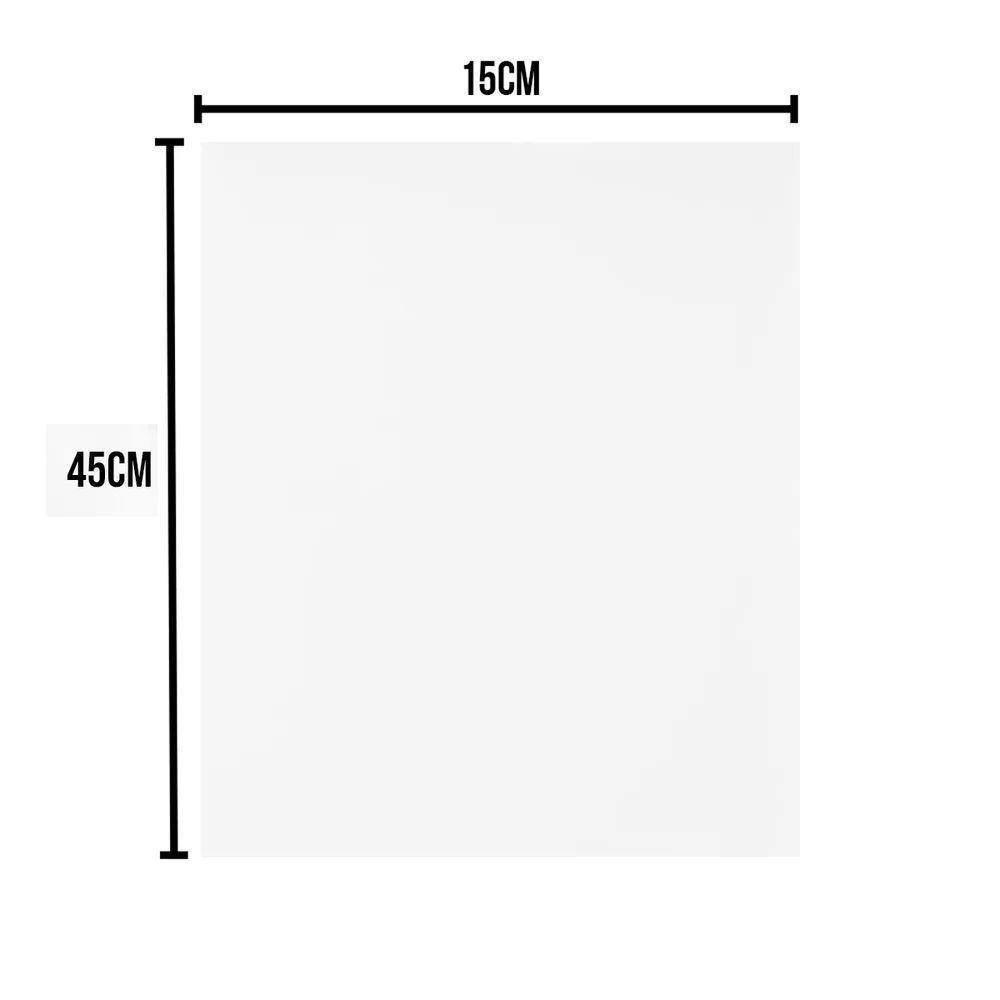 Saco Celofane Transparente 15cm X 45cm - 50 Unidades - 3