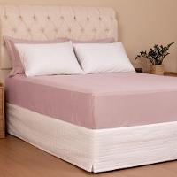 Jogo De Lençol King Linea Micropercal 200 Fios 3 Peças - Rose - 2