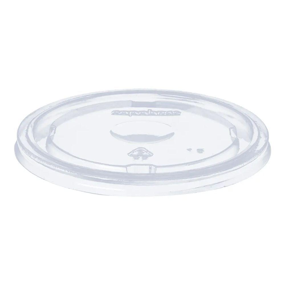 Tampa Para Copo De Isopor Transparente 240ml - 50 Unidades - 1
