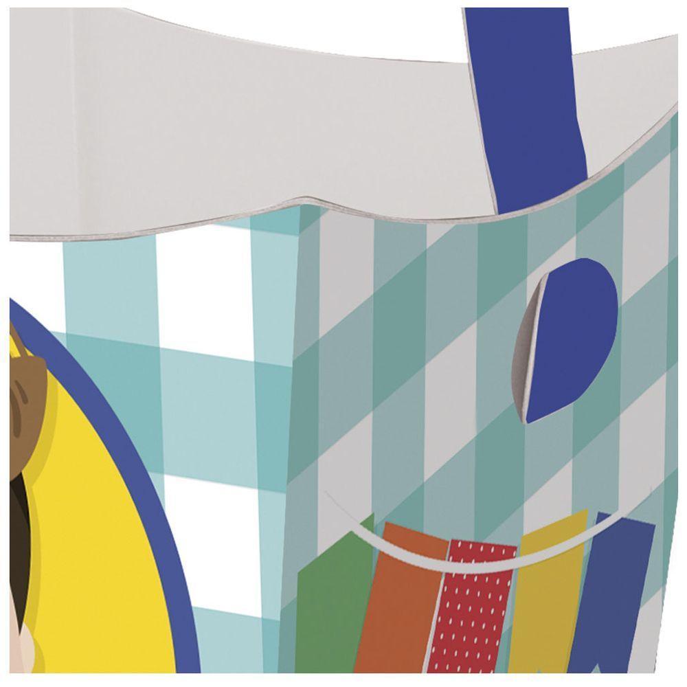 Cachepot De Papel Festa Junina Com Alça Menino - 8 Unidades - 2