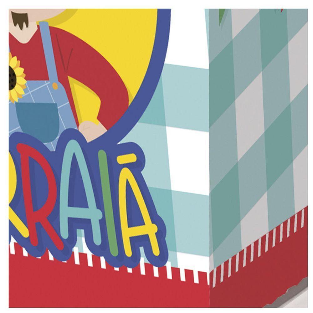 Cachepot De Papel Festa Junina Com Alça Menino - 8 Unidades - 3