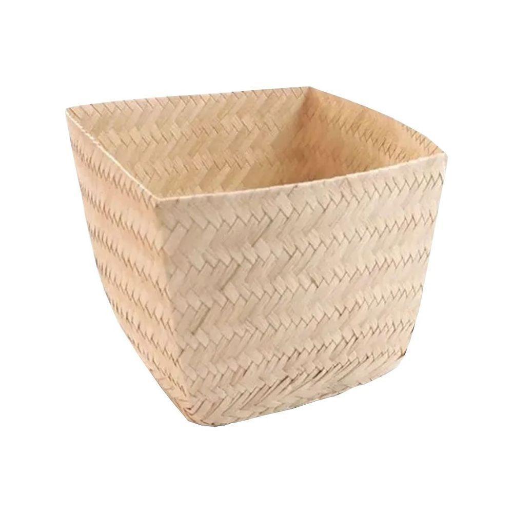 Mini Cachepot De Palha Para Festa Junina - 7cm X 5cm X 7cm - 1