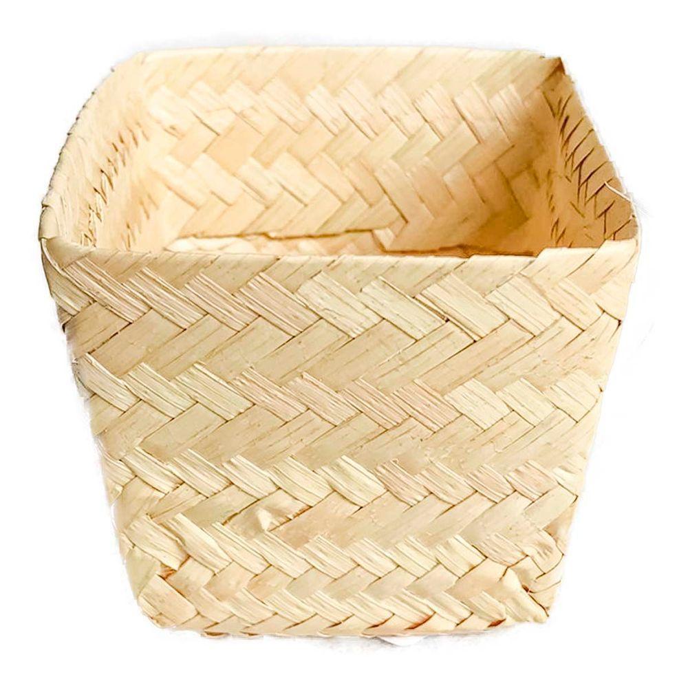 Mini Cachepot De Palha Para Festa Junina - 7cm X 5cm X 7cm - 4