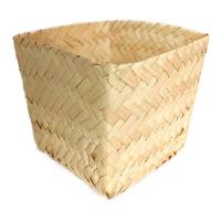 Mini Cachepot De Palha Para Festa Junina - 7cm X 5cm X 7cm - 2