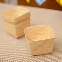 Mini Cachepot De Palha Para Festa Junina - 7cm X 5cm X 7cm - 9