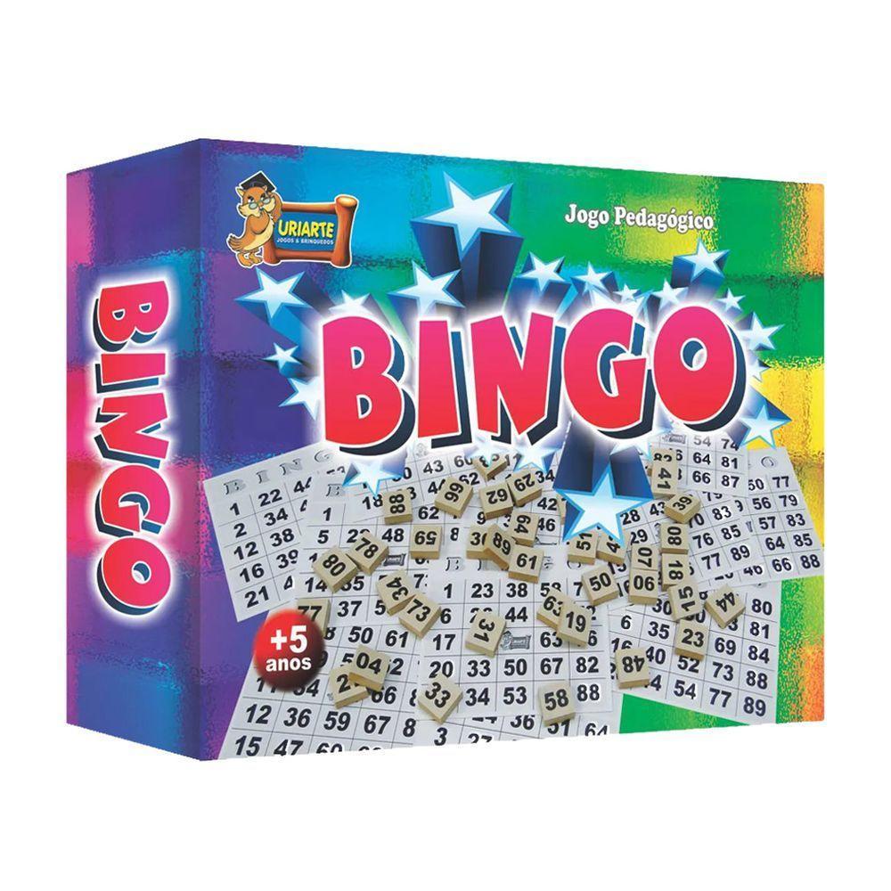 Jogo De Tabuleiro Bingo Com Peças De Madeira - 48 Cartelas - 1