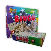 Jogo De Tabuleiro Bingo Com Peças De Madeira - 48 Cartelas - 2