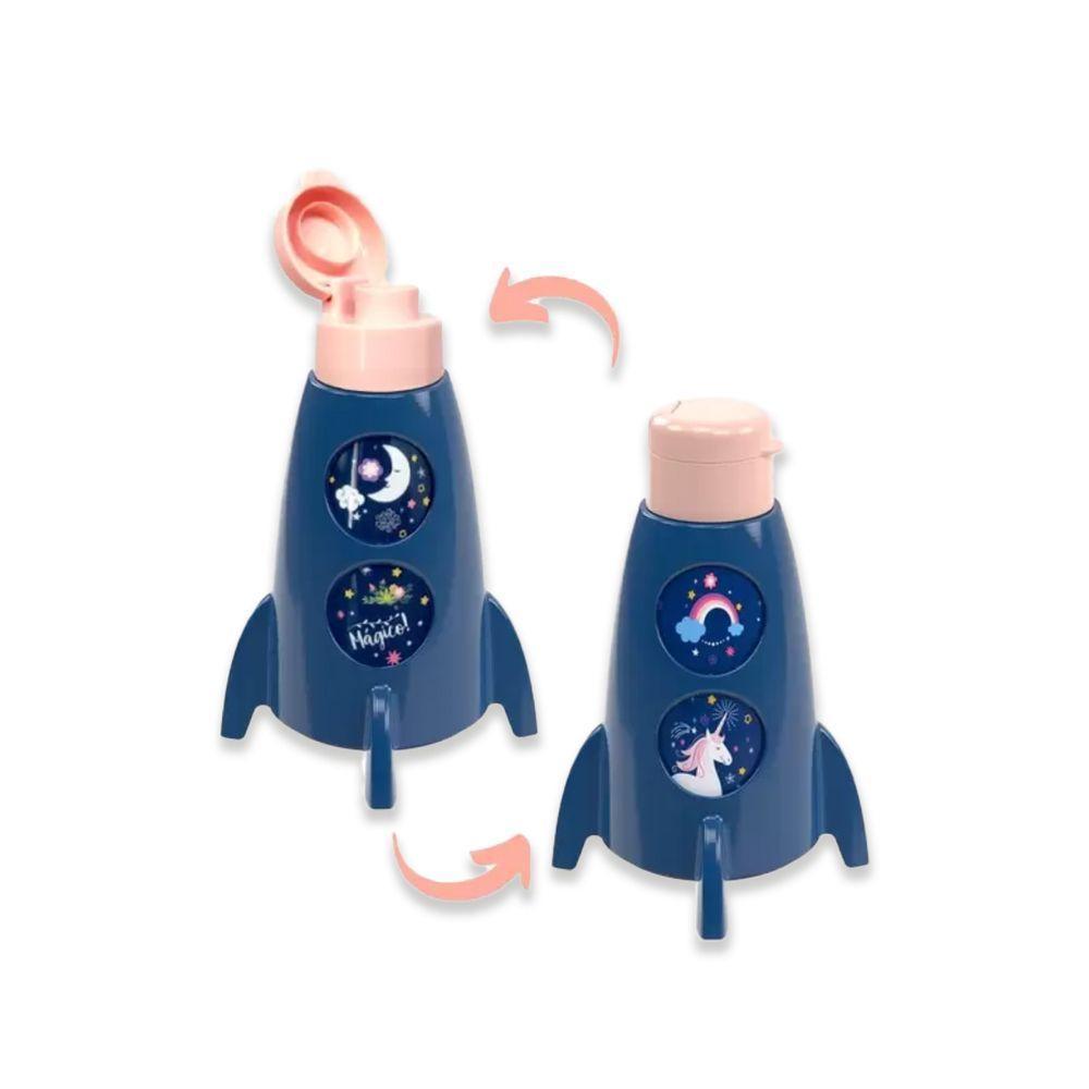 Garrafinha Unicórnio Foguete Infantil - 320ml - 3
