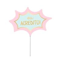 Plaquinhas Divertidas Unicórnio - 8 Unidades - 2