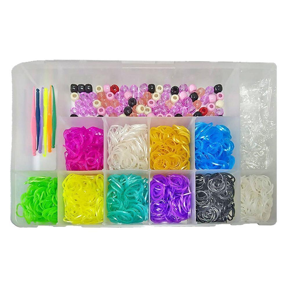 Kit Pulseira De Elástico Com Caixa Organizadora M Euqfiz - 1