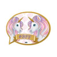 Plaquinhas Divertidas Unicórnio - 9 Unidades - 2