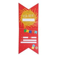 Convite Festa Junina Arraiá - 8 Unidades