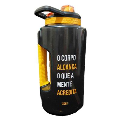 Garrafa Whey O Corpo Alcança O Que A Mente Acredita - 1800ml